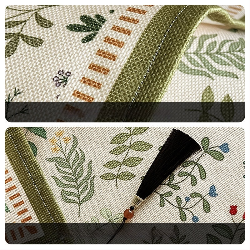 Steag de masă Feitao, 100% poliester, model floral (flori/iarbă/frunze), potrivit pentru living, exterior, restaurante, spații comerciale