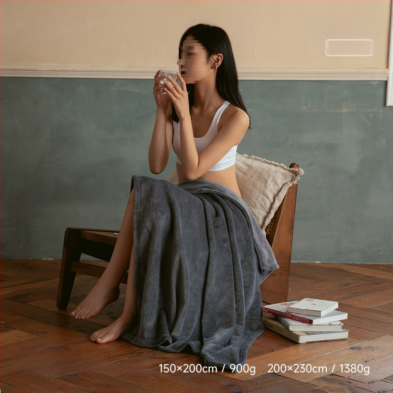 Korāla fleece sega biroja atpūtai — poliestera šķiedras, vienam lietotājam, vasaras lietošanai