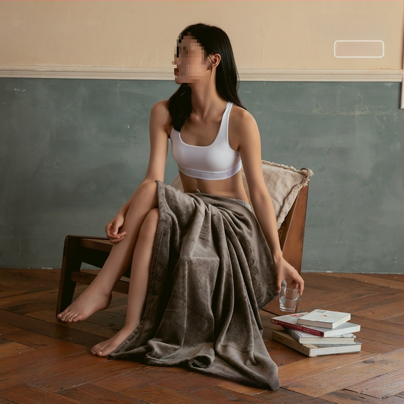 Korāla fleece sega biroja atpūtai — poliestera šķiedras, vienam lietotājam, vasaras lietošanai