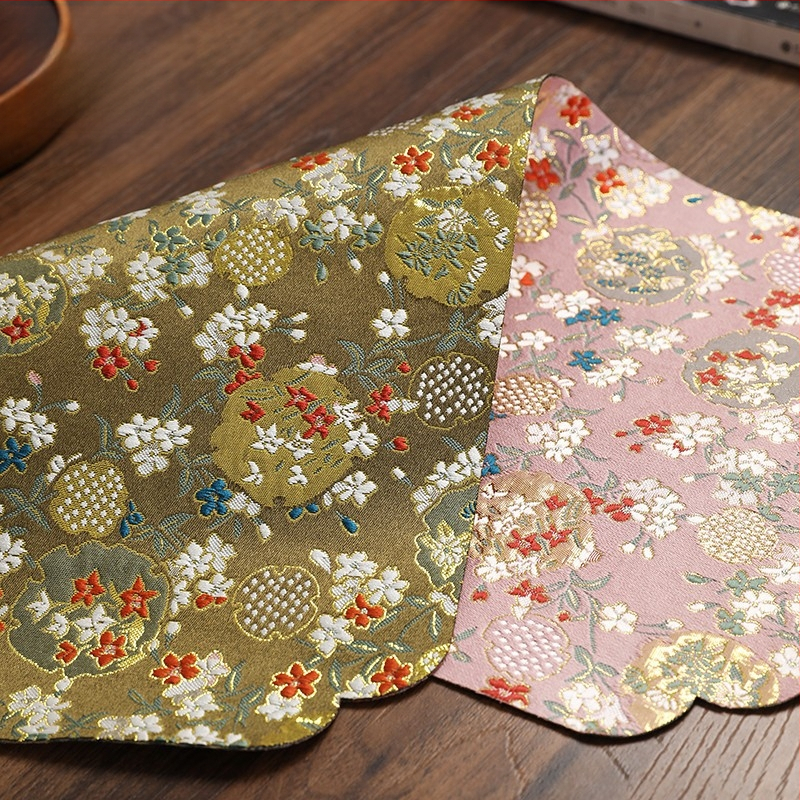 Steag de masă, fibră de poliester, conținut de țesătură 50%, stil nou chinezesc, potrivit pentru living, dormitor, birou, exterior, restaurante, spații comerciale