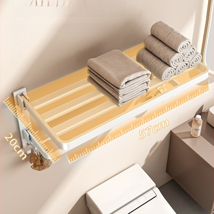 Vannas istabas dvīlīmeņņa sienas plaukts, 2 līmeņi, virsmas apdare: izsmidzinātais plastiks, materiāls: zīda zieds