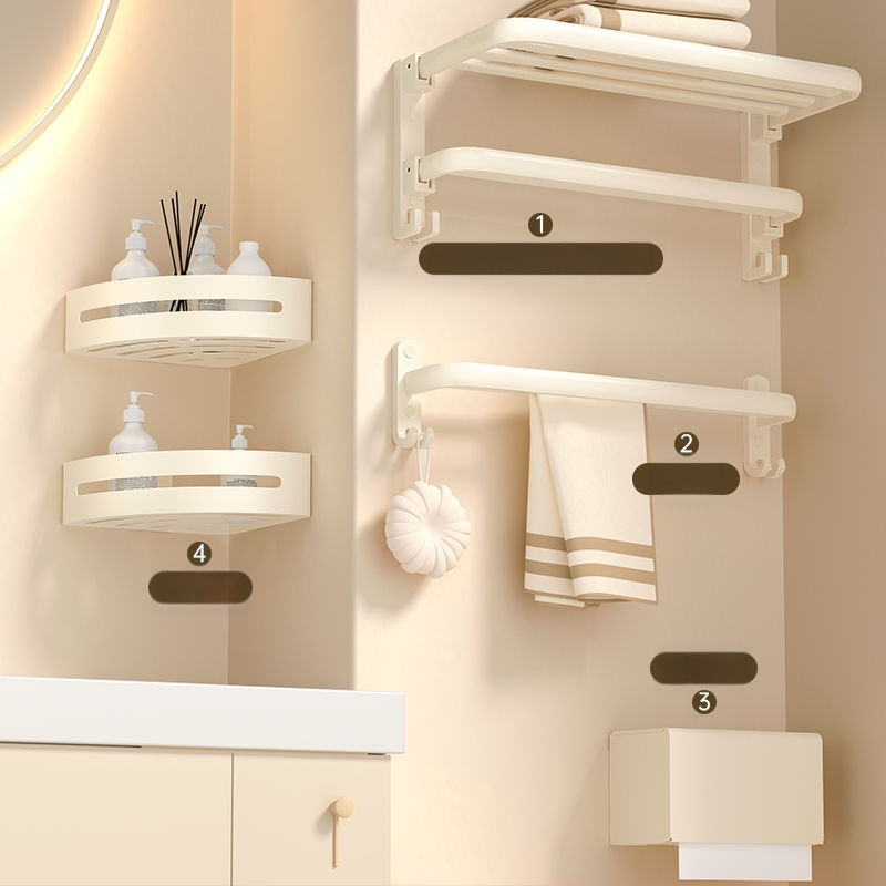 Vannas istabas dvīlīmeņņa sienas plaukts, 2 līmeņi, virsmas apdare: izsmidzinātais plastiks, materiāls: zīda zieds