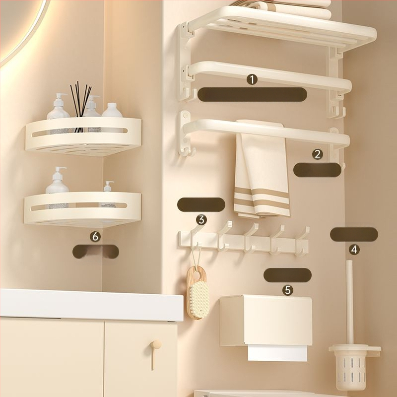 Vannas istabas dvīlīmeņņa sienas plaukts, 2 līmeņi, virsmas apdare: izsmidzinātais plastiks, materiāls: zīda zieds