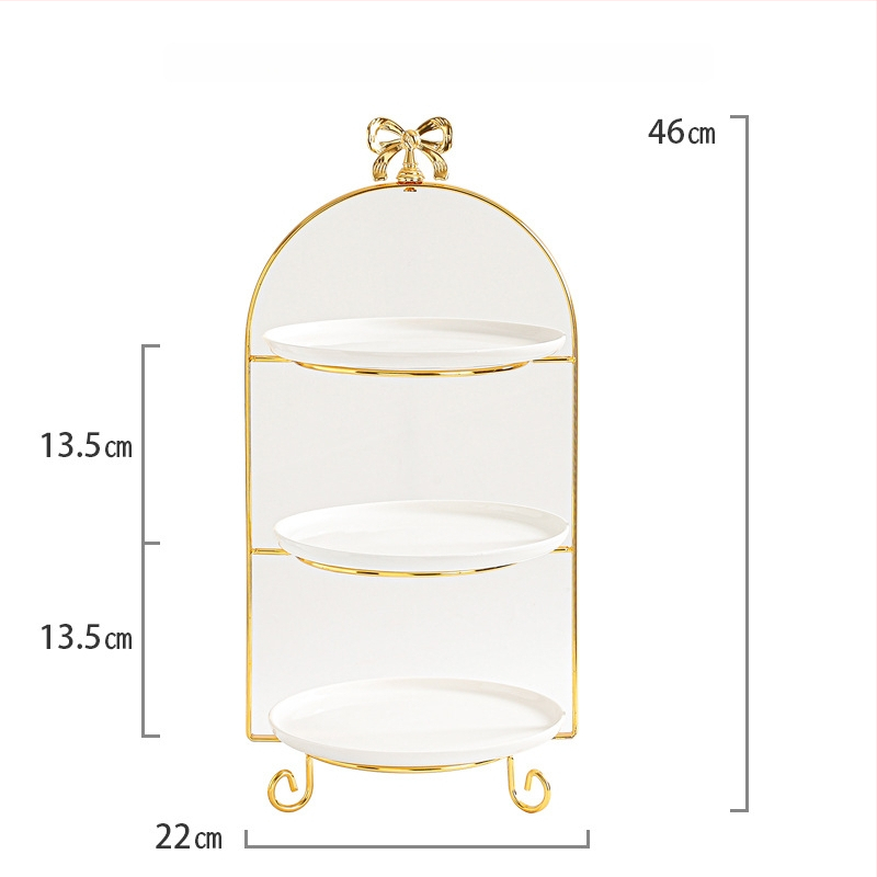 Daudzslāņu deserts statīvs augļiem un uzkodām, ziemeļniecisks stils, vienkāršs stils, produkta numurs FS75902933016564