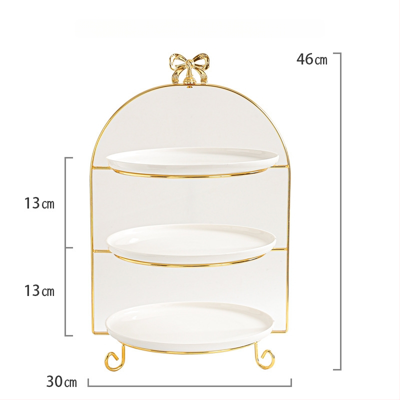 Daudzslāņu deserts statīvs augļiem un uzkodām, ziemeļniecisks stils, vienkāršs stils, produkta numurs FS75902933016564