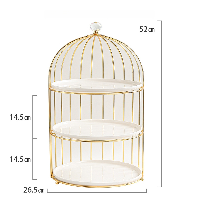 Daudzslāņu deserts statīvs augļiem un uzkodām, ziemeļniecisks stils, vienkāršs stils, produkta numurs FS75902933016564