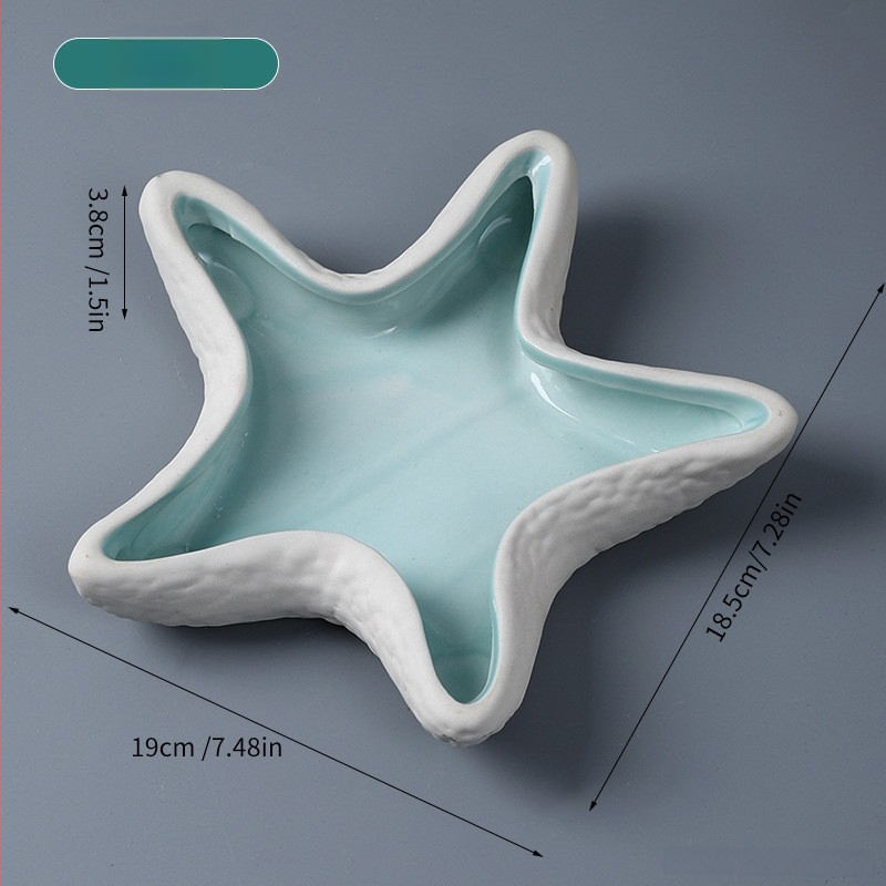 Xuanyi keramikas čaurlokiem formas nakts gaisma un rotaslietu uzglabāšanas trauks — moderns roku darbs galda dekors