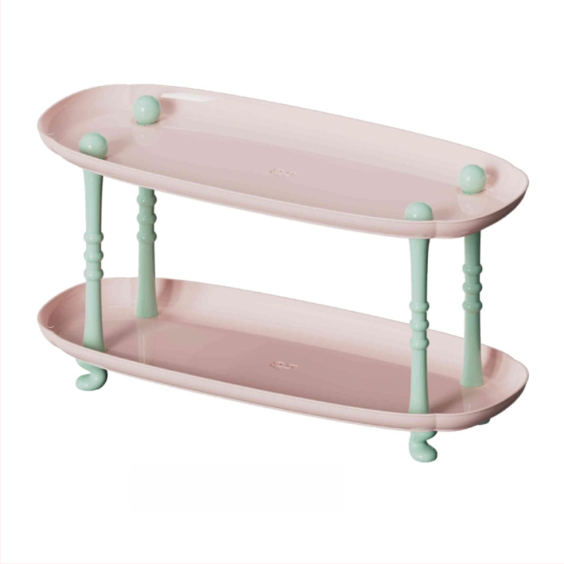 Plastmasas uzglabāšanas paliktnis dzīvojamā istabā, augļu trauka paliktnis kafijas galdiņam, moderns vienkāršs stils, sērija Lr6610, PET+PP, izlaists 2023.