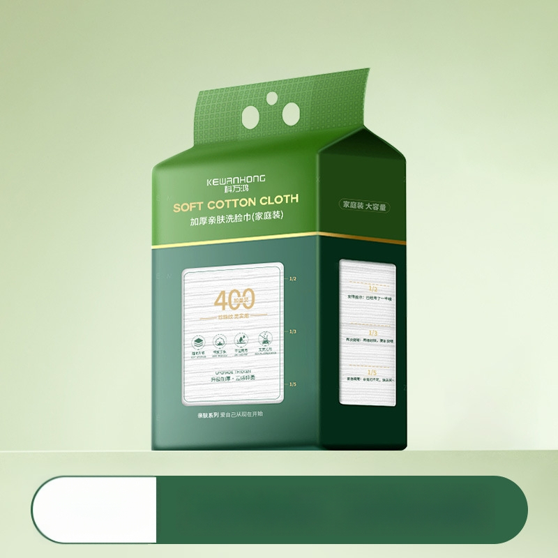 Sejas salvetes no 100% kokvilnas — vienreizējās, mitras/sausas, pakārts izvilkšanas dozators, biezinātas mājas lietošanai