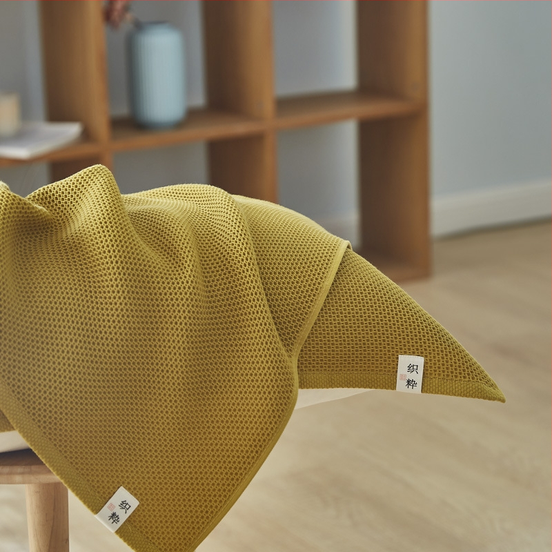 Navlaka za jastuk od 100% pamuka, višeslojna gaze, za sve sezone, za odrasle i studente, Mr. Gong