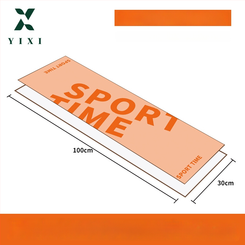 Pielāgojams sporta dvielis ar logotipa apdruku, 100% poliesters, sviedru uzsūkšana, auksta sajūta, ātra žāvēšana