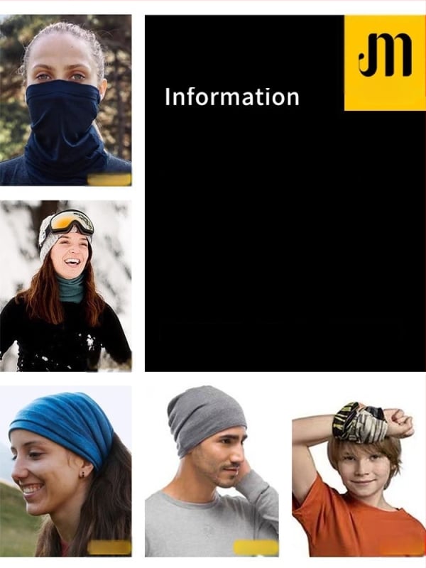 Merino vilnas kakla lakats unisex, āra aktivitātes, pārgājieni un alpīnisms, pret vēju