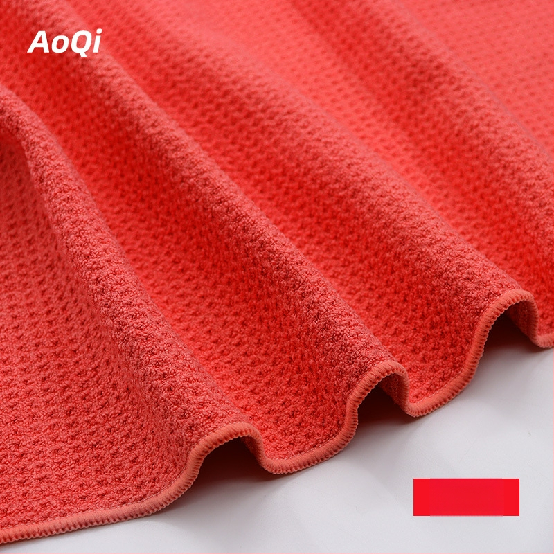 AoQi kapa za kosu od mikrovlakana s wafl uzorkom, apsorbirajuća tuš kapa za odrasle, >200 g, prilagođena pređa, vez/šivanje/otisk