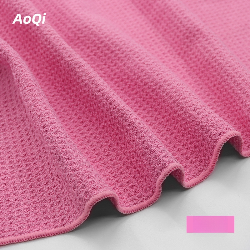 AoQi kapa za kosu od mikrovlakana s wafl uzorkom, apsorbirajuća tuš kapa za odrasle, >200 g, prilagođena pređa, vez/šivanje/otisk