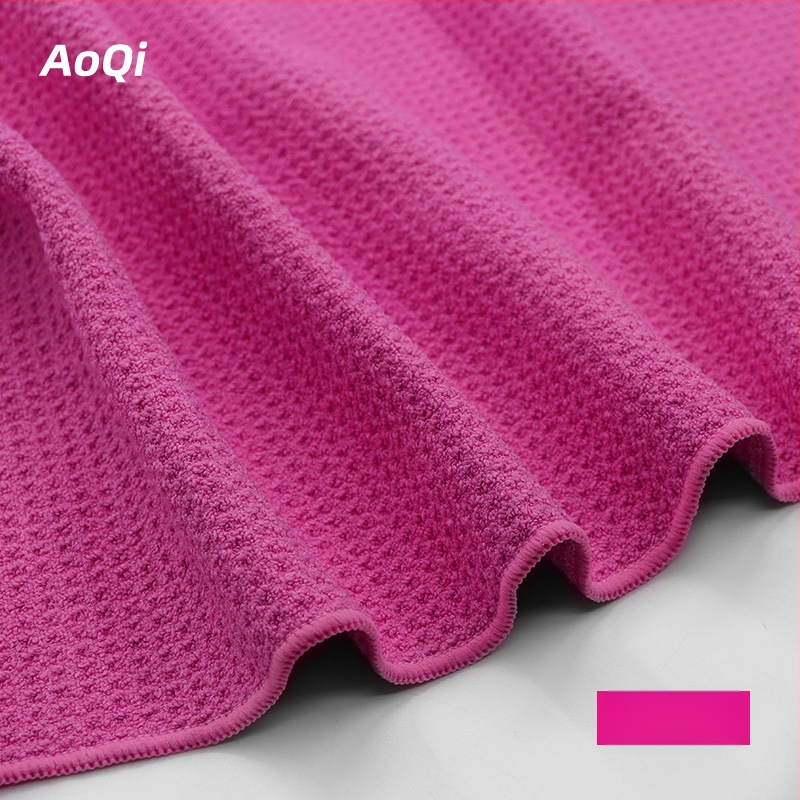 AoQi kapa za kosu od mikrovlakana s wafl uzorkom, apsorbirajuća tuš kapa za odrasle, >200 g, prilagođena pređa, vez/šivanje/otisk