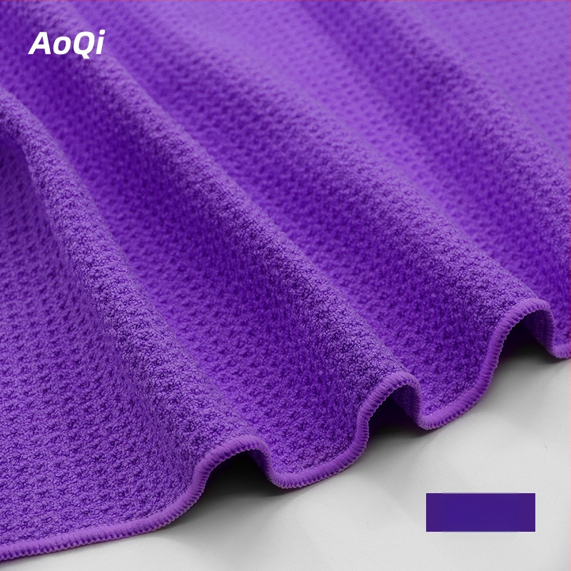 AoQi kapa za kosu od mikrovlakana s wafl uzorkom, apsorbirajuća tuš kapa za odrasle, >200 g, prilagođena pređa, vez/šivanje/otisk