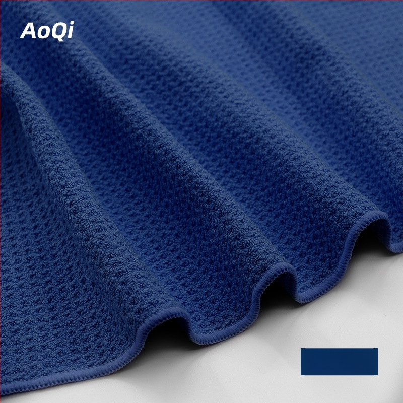 AoQi kapa za kosu od mikrovlakana s wafl uzorkom, apsorbirajuća tuš kapa za odrasle, >200 g, prilagođena pređa, vez/šivanje/otisk