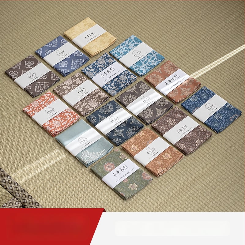 Aksesoar za ceremoniju čaja — platnena krpa za čaj s logom, porijeklo Dehua, stil novog kineskog stila