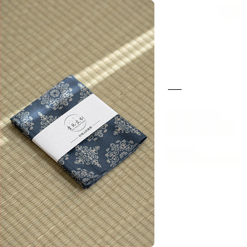 Aksesoar za ceremoniju čaja — platnena krpa za čaj s logom, porijeklo Dehua, stil novog kineskog stila