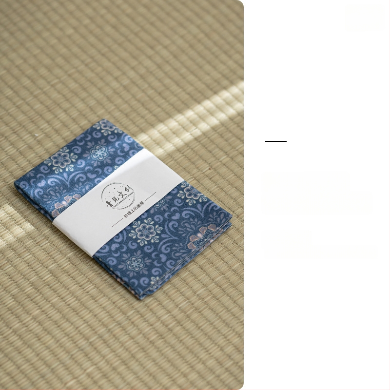 Aksesoar za ceremoniju čaja — platnena krpa za čaj s logom, porijeklo Dehua, stil novog kineskog stila