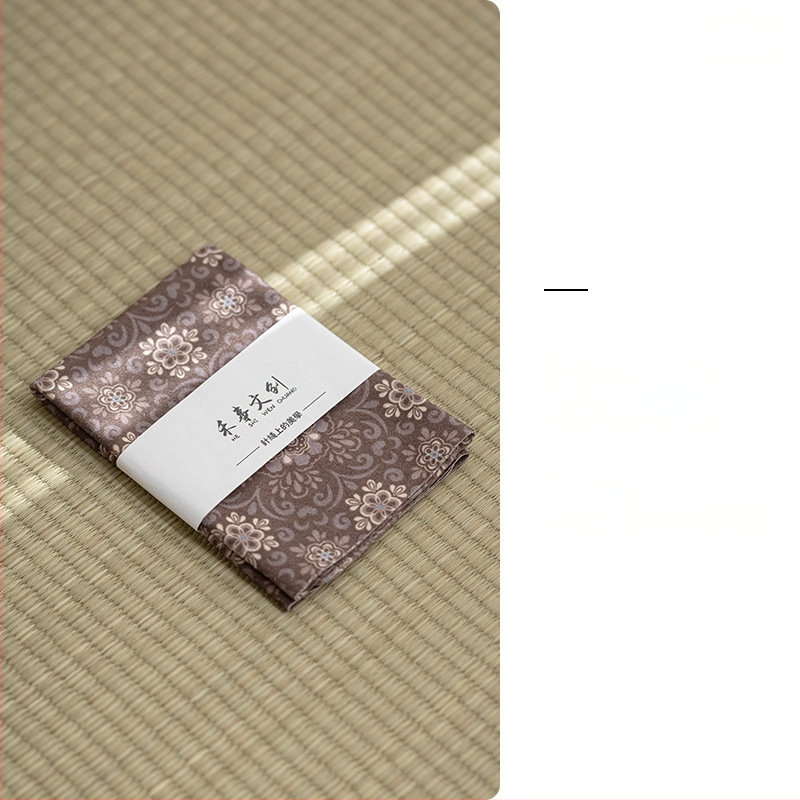 Aksesoar za ceremoniju čaja — platnena krpa za čaj s logom, porijeklo Dehua, stil novog kineskog stila