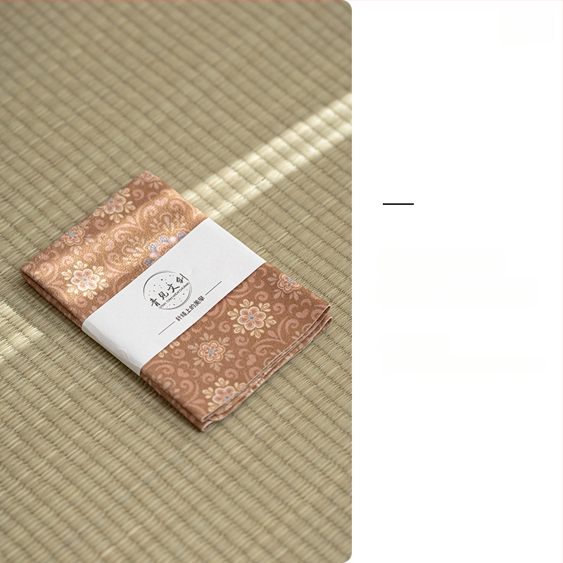 Aksesoar za ceremoniju čaja — platnena krpa za čaj s logom, porijeklo Dehua, stil novog kineskog stila