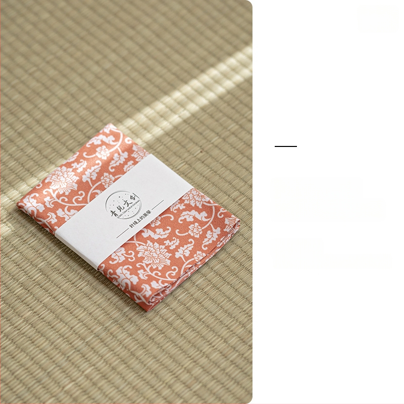 Aksesoar za ceremoniju čaja — platnena krpa za čaj s logom, porijeklo Dehua, stil novog kineskog stila