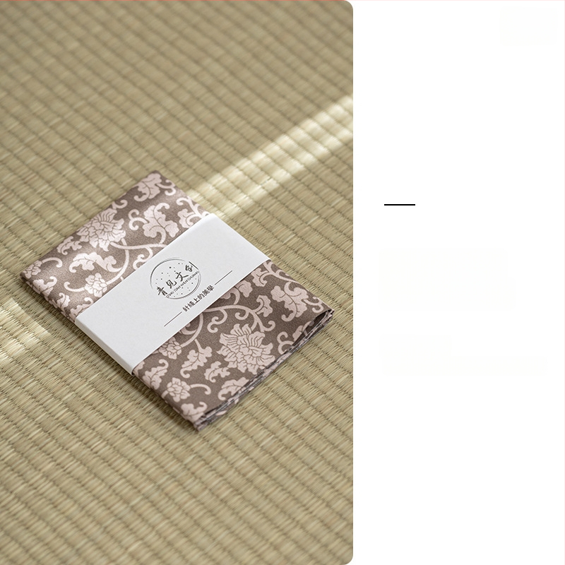 Aksesoar za ceremoniju čaja — platnena krpa za čaj s logom, porijeklo Dehua, stil novog kineskog stila