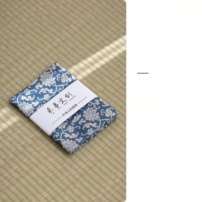 Aksesoar za ceremoniju čaja — platnena krpa za čaj s logom, porijeklo Dehua, stil novog kineskog stila