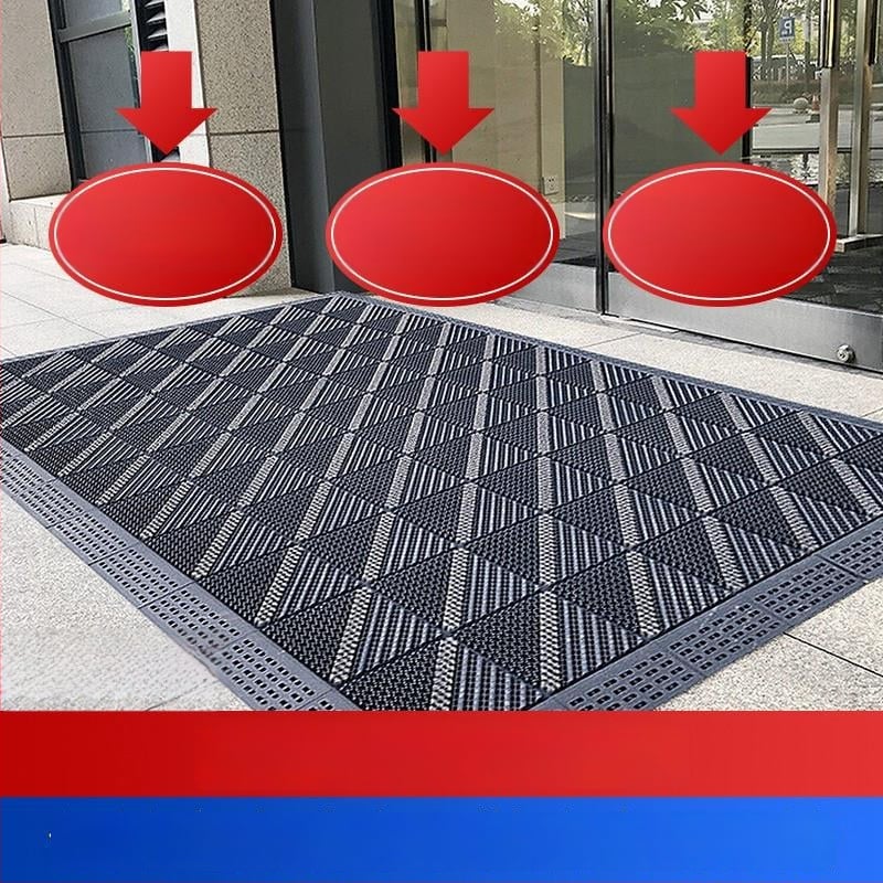 Vratna prostirka za komercijalnu i kućnu upotrebu, plastična, geometrijski uzorak, strojno tkanje, prilagodljiva (Proljeće 2021)