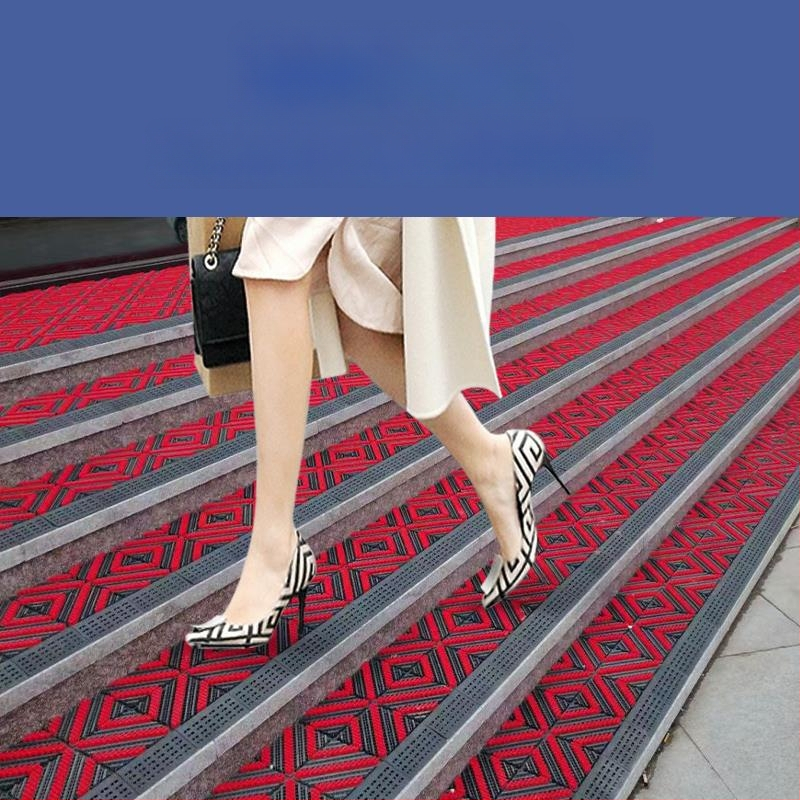 Vratna prostirka za komercijalnu i kućnu upotrebu, plastična, geometrijski uzorak, strojno tkanje, prilagodljiva (Proljeće 2021)