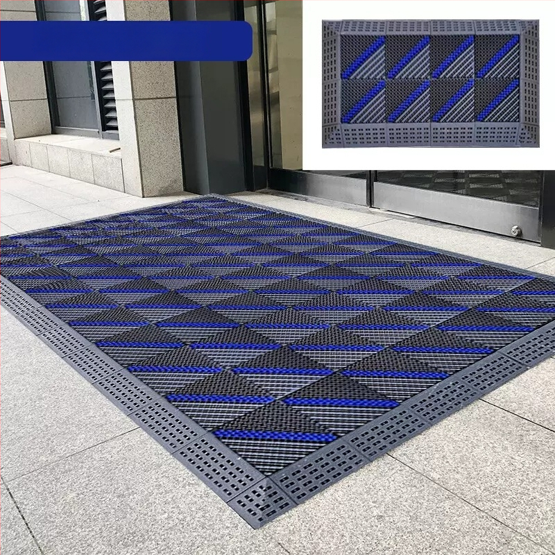 Vratna prostirka za komercijalnu i kućnu upotrebu, plastična, geometrijski uzorak, strojno tkanje, prilagodljiva (Proljeće 2021)