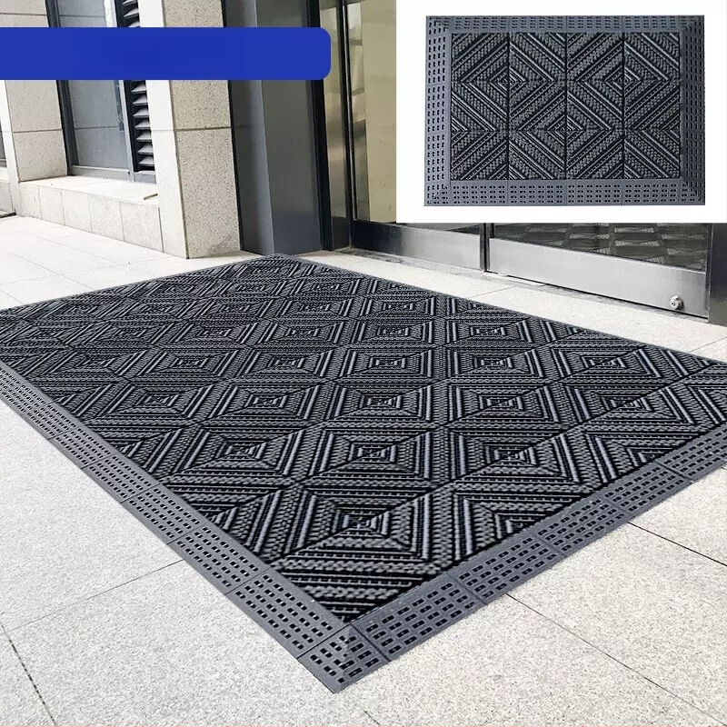 Vratna prostirka za komercijalnu i kućnu upotrebu, plastična, geometrijski uzorak, strojno tkanje, prilagodljiva (Proljeće 2021)