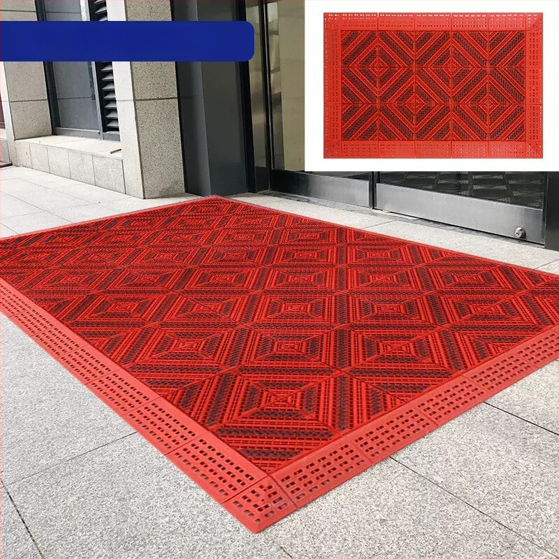 Vratna prostirka za komercijalnu i kućnu upotrebu, plastična, geometrijski uzorak, strojno tkanje, prilagodljiva (Proljeće 2021)