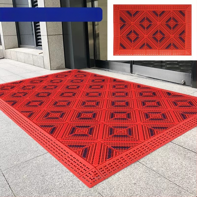 Vratna prostirka za komercijalnu i kućnu upotrebu, plastična, geometrijski uzorak, strojno tkanje, prilagodljiva (Proljeće 2021)