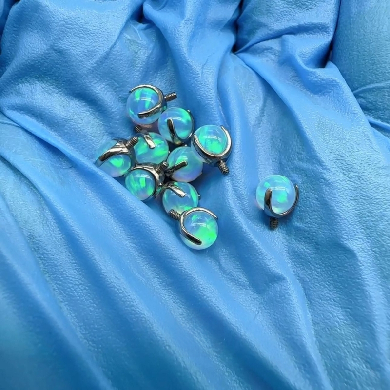 Lip nails za kosti uha – titanijeva zlitina, polirano, geometrijski stil, unisex