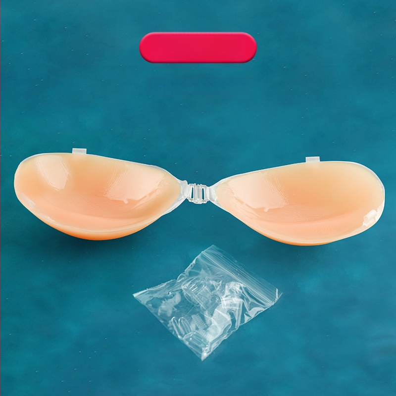 Σιλικονούχα pads στήθους, αόρατο ανύψωση για μικρό στήθος, παχιά γραμμή, αντιολισθητικό, χωρίς τιράντες