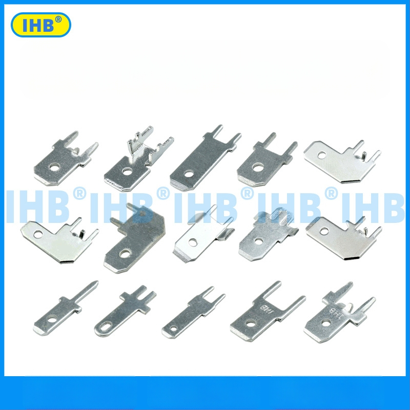 PCB plākšņu ievietojumi; izliektas formas pozicionēšana ar zvaigznes/flag veida izskatu; misiņš ar tinētu pārklājumu; 1000 gab