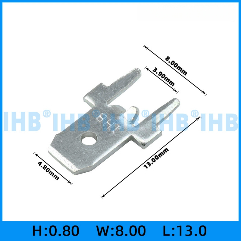 PCB plākšņu ievietojumi; izliektas formas pozicionēšana ar zvaigznes/flag veida izskatu; misiņš ar tinētu pārklājumu; 1000 gab