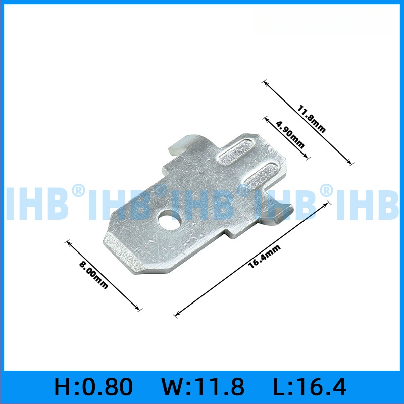 PCB plākšņu ievietojumi; izliektas formas pozicionēšana ar zvaigznes/flag veida izskatu; misiņš ar tinētu pārklājumu; 1000 gab