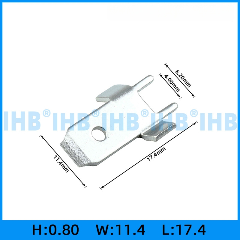 PCB plākšņu ievietojumi; izliektas formas pozicionēšana ar zvaigznes/flag veida izskatu; misiņš ar tinētu pārklājumu; 1000 gab