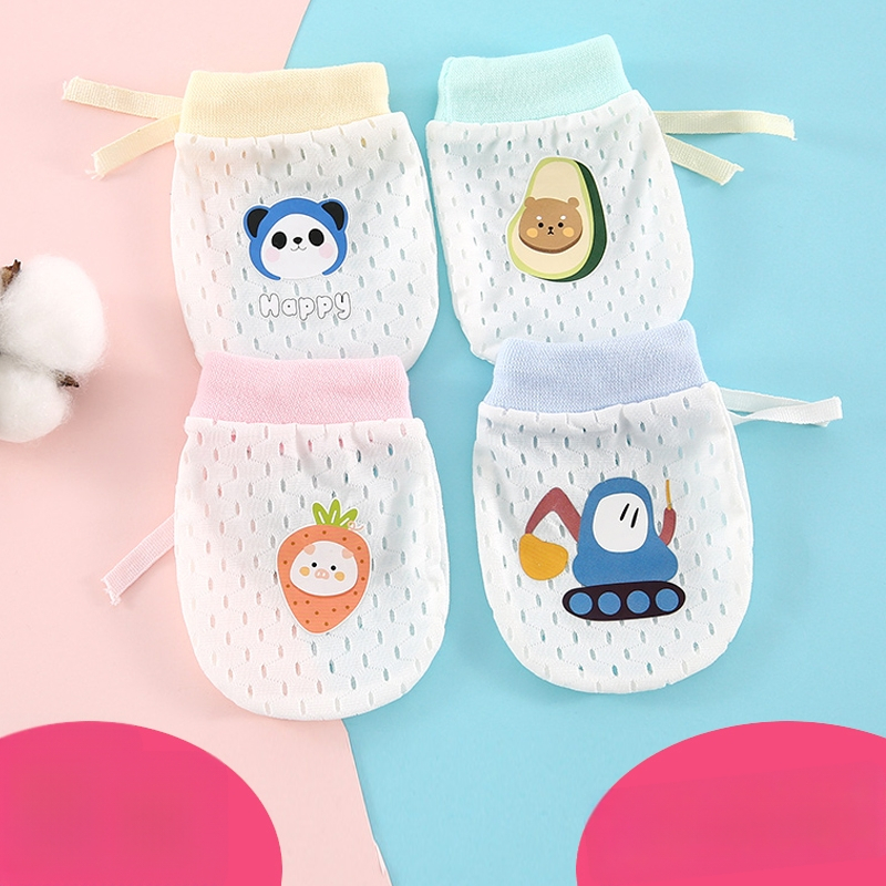 Zīdaiņu plaukstas aizsargājošās cimdi – apģērba cimdi 0–1 gadu vecumam, saglabā siltumu, pavasara 2025 izlaišana, zēniem