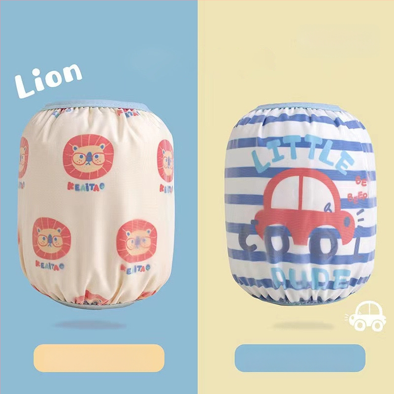 Bērnu ūdensizturīgi roku pārvalki - visas sezonas (ziema/pavasaris/rudens), karikatūru raksts, poliesterā šķiedra, vecuma grupa 1–13 gadi, zīmols Wavelet Elephant