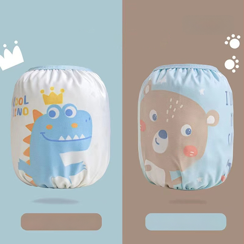 Bērnu ūdensizturīgi roku pārvalki - visas sezonas (ziema/pavasaris/rudens), karikatūru raksts, poliesterā šķiedra, vecuma grupa 1–13 gadi, zīmols Wavelet Elephant