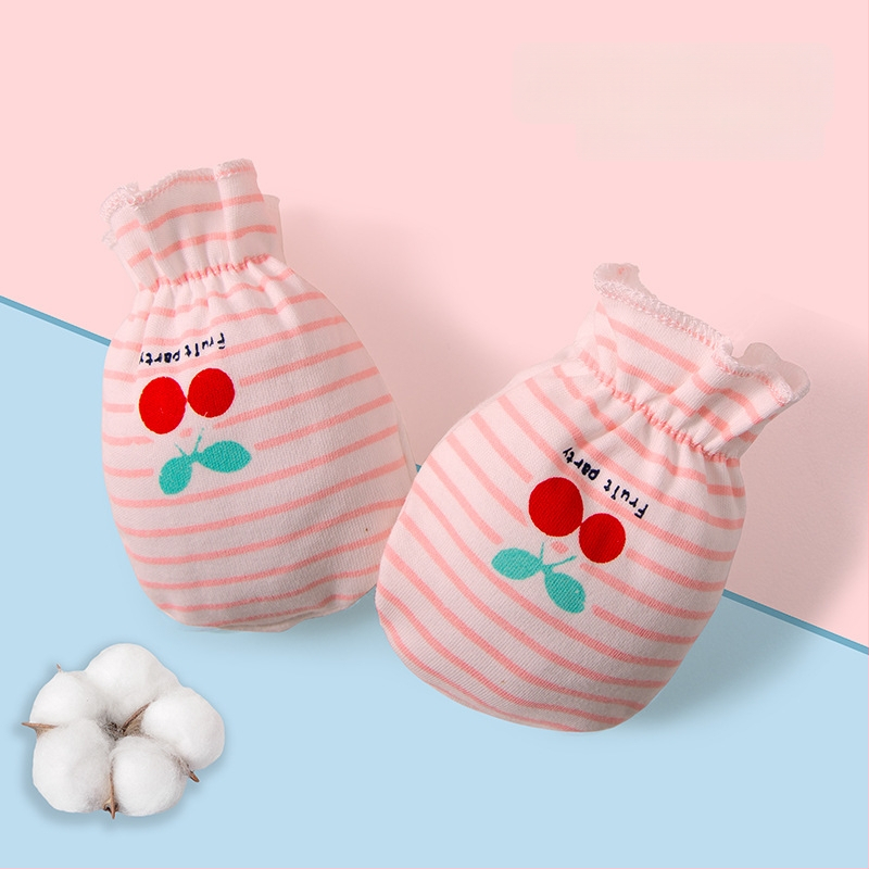 Naujagimių anti-scratch pirštinių komplektas - 100% medvilnė, kvėpuojanti, aukšta elastinė, įtraukti kojų uždangalai, unisex, visiems sezonams