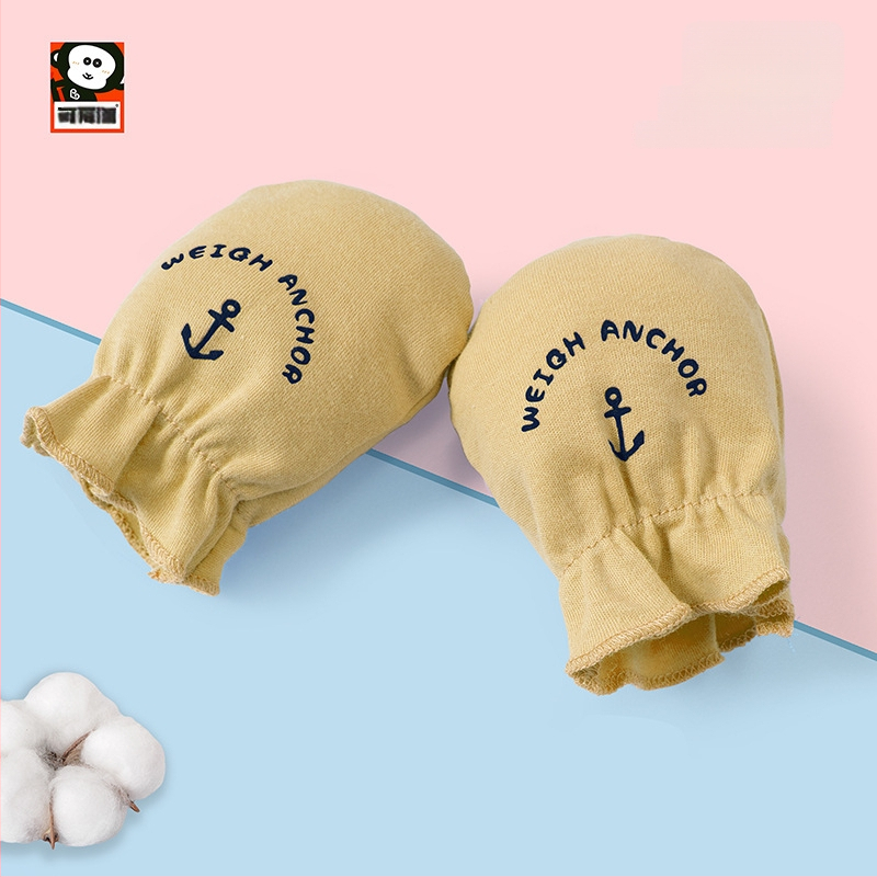 Naujagimių anti-scratch pirštinių komplektas - 100% medvilnė, kvėpuojanti, aukšta elastinė, įtraukti kojų uždangalai, unisex, visiems sezonams