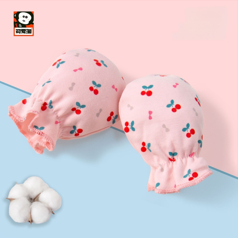 Naujagimių anti-scratch pirštinių komplektas - 100% medvilnė, kvėpuojanti, aukšta elastinė, įtraukti kojų uždangalai, unisex, visiems sezonams