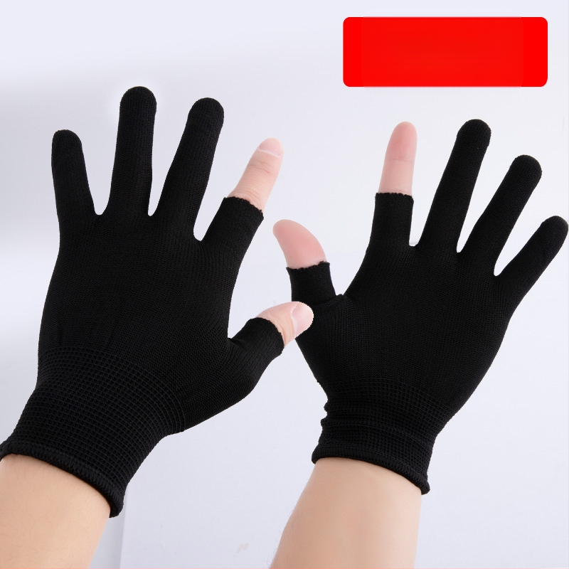 Mănuși de muncă din piele de vițel pentru curieri – rezistente la uzură, antiderapante, pentru sortare și ambalare