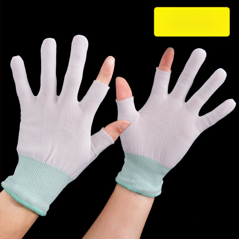 Mănuși de muncă din piele de vițel pentru curieri – rezistente la uzură, antiderapante, pentru sortare și ambalare