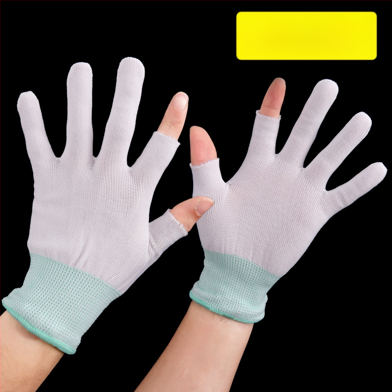 Mănuși de muncă din piele de vițel pentru curieri – rezistente la uzură, antiderapante, pentru sortare și ambalare